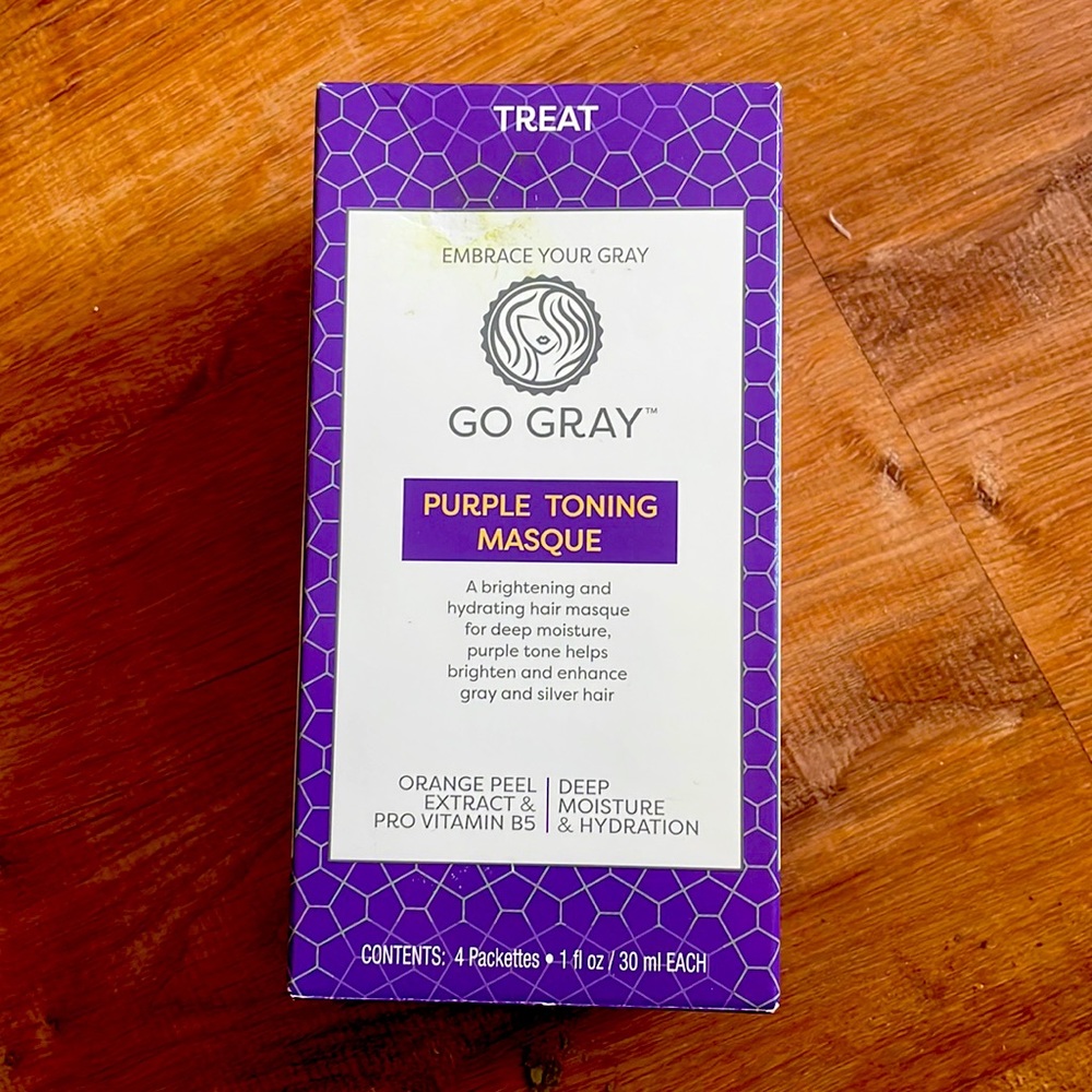 Go Gray Purple Toning Masque 4 packages